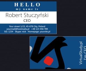 VirtualStudy - Wizytówki