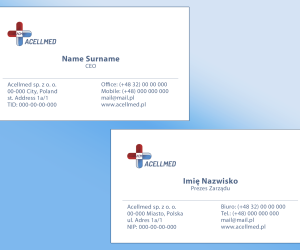 Acellmed - Wizytówki