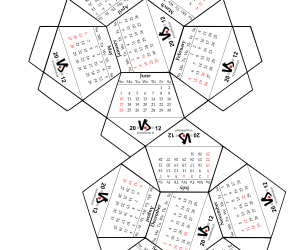 VirtualStudy DIY Calendar 2012