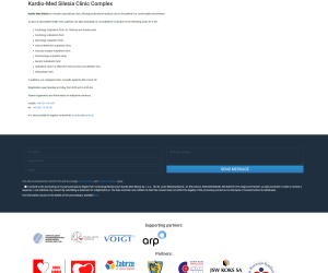 Web Layouts: Kardio-Med Silesia Clinic Complex - 2023