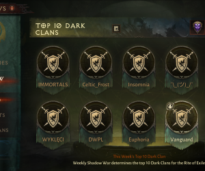 Diablo Immortal [2022] Shadows top10