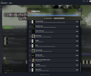 Original War [2024] Any achievements