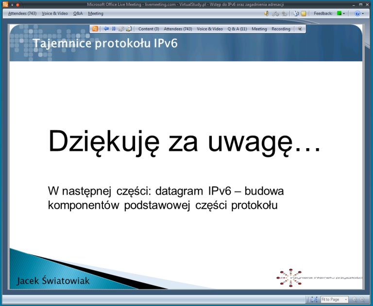 Kolejny rekord na VirtualStudy – 743 osoby on-line jednocześnie na naszej sesji!