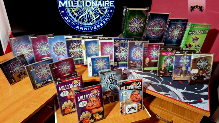 Moja kolekcja wydań gry „Who Wants To Be A Millionaire?”
